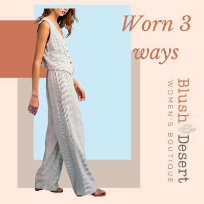 Spring Capsule Wardrobe | Worn 3 Ways